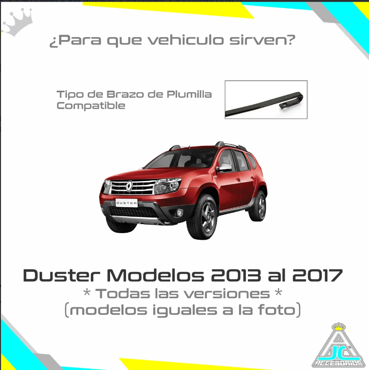 Plumillas Dela Duster Sandero Logan Silicona Limpiaparabrisas