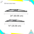 Par Plumilla Bosch Nissan Tiida Modelos Del 2007-2016 Limpiaparabrisas