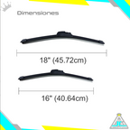 Par Plumillas Limpiaparabrisas Siliconadas Chevrolet Sail Modelos 2013-2022