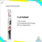 Plumilla Delantera Renault Twingo Bosch Limpiaparabrisas Modelos Del 1994 al 2012
